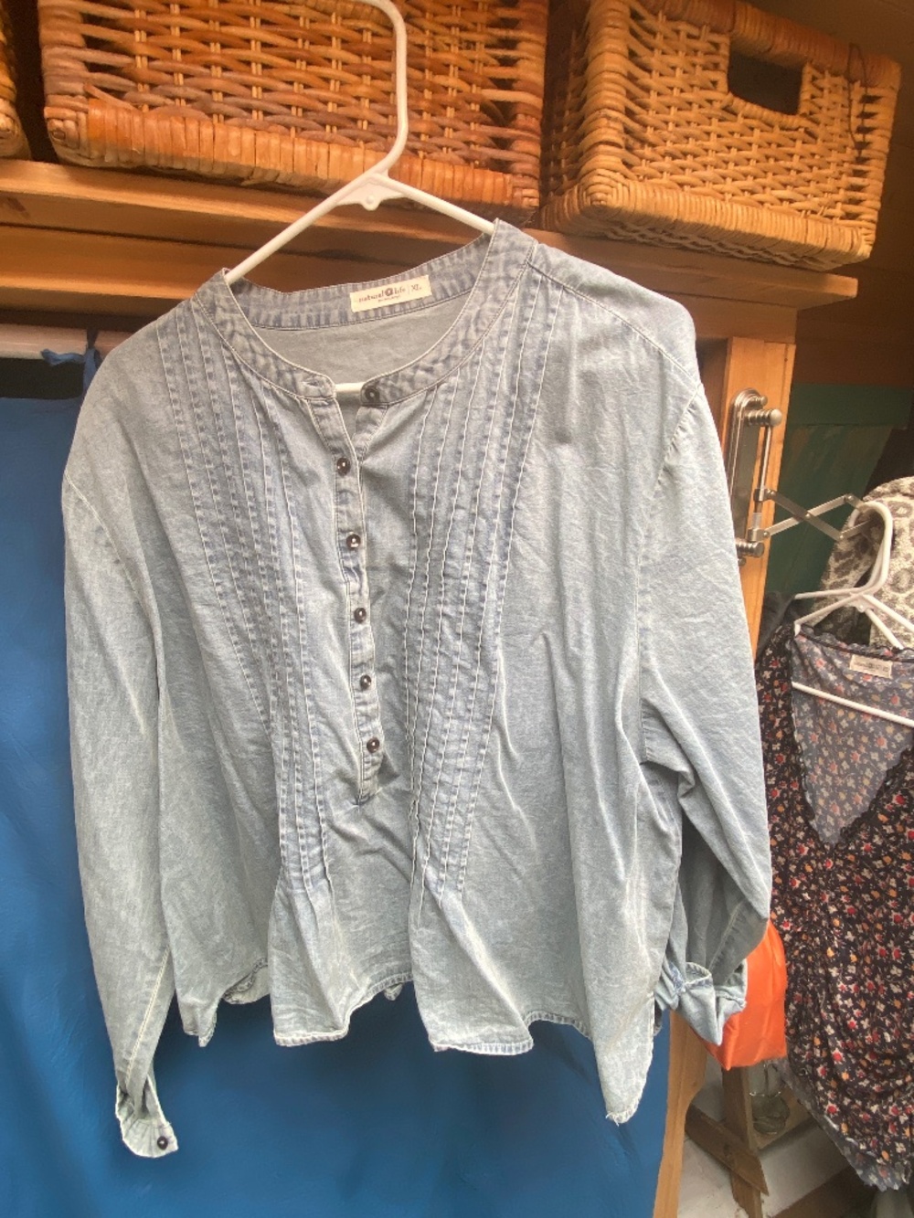 Jean blouse Light Blue